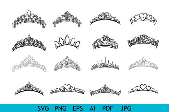 Download Royal Princess Tiara SVG Bundle - Premium Resources