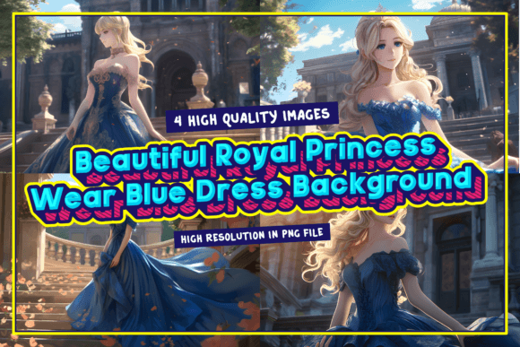 Download Beautiful Royal Princess Wear Blue Dress - Royal princess Collection